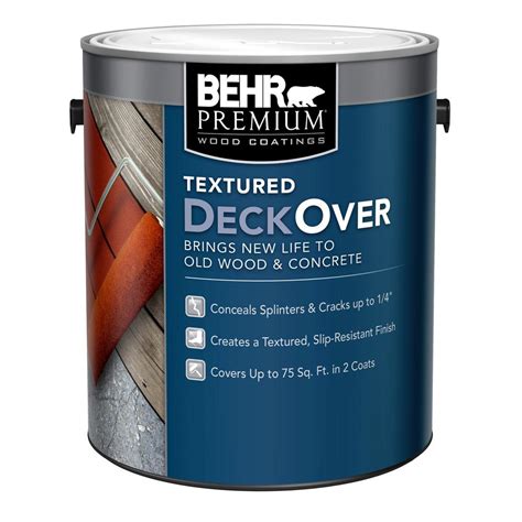 all following the recommended products and directions by Home Depot and the paint bucket. . Home depot deck paint